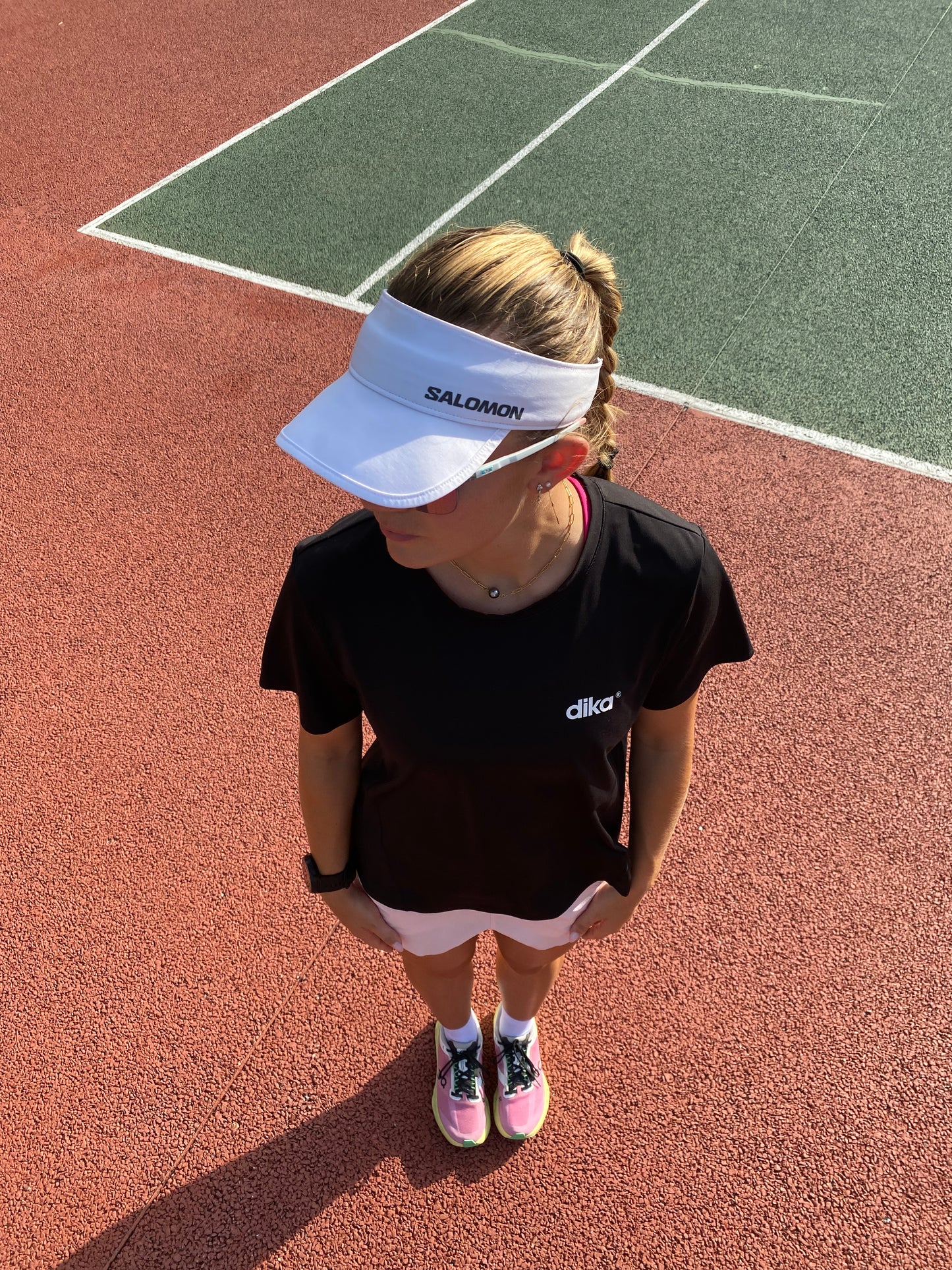 T-shirt Less and More Noir