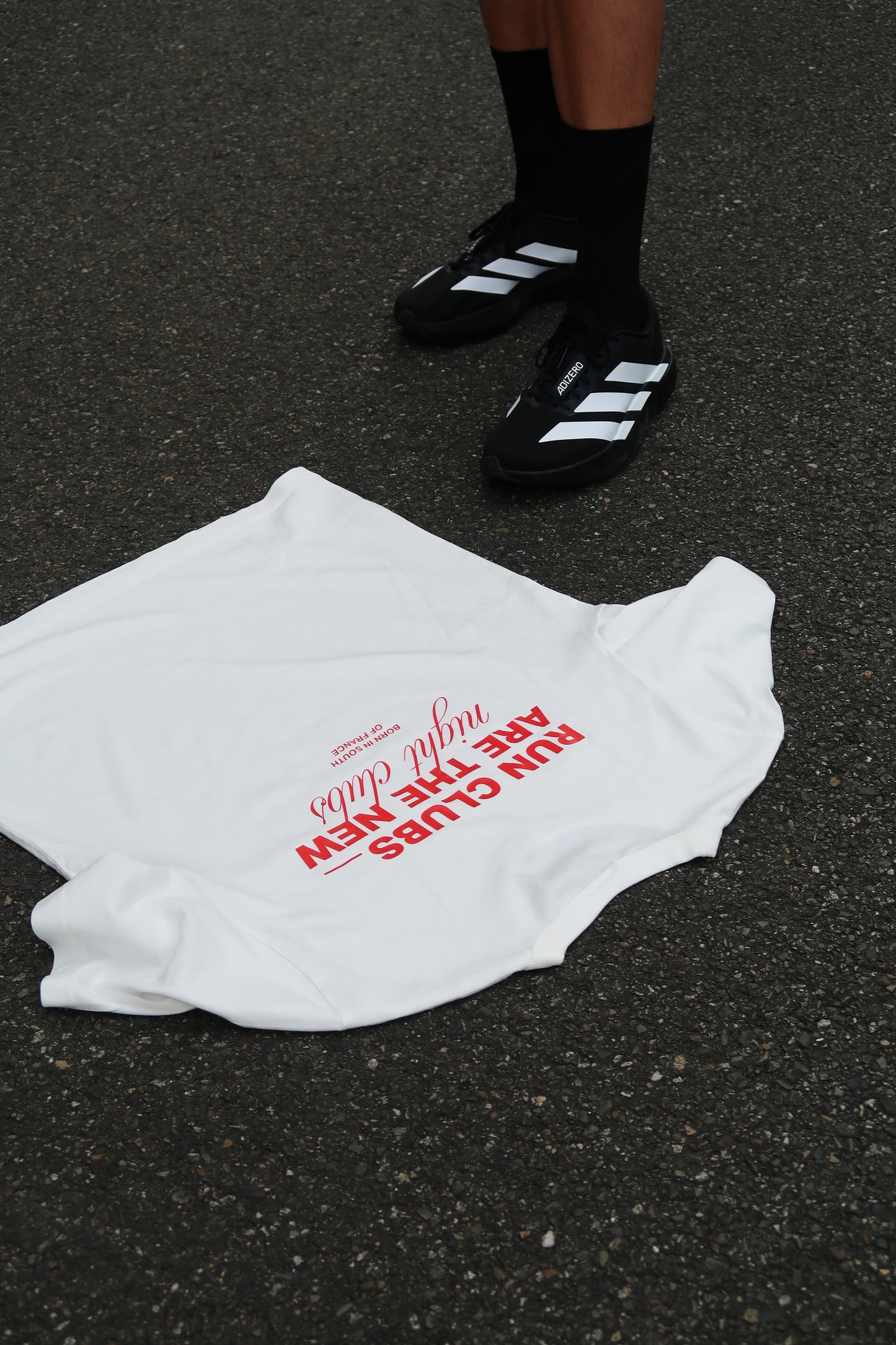 T-shirt Running Club Blanc