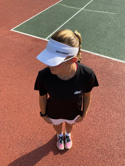 T-shirt Less and More Noir