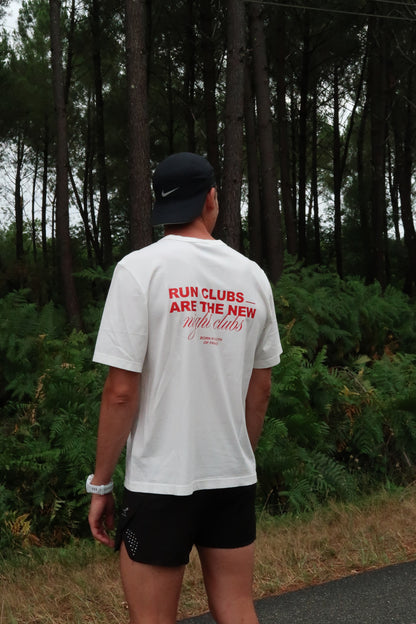 T-shirt Running Club Blanc