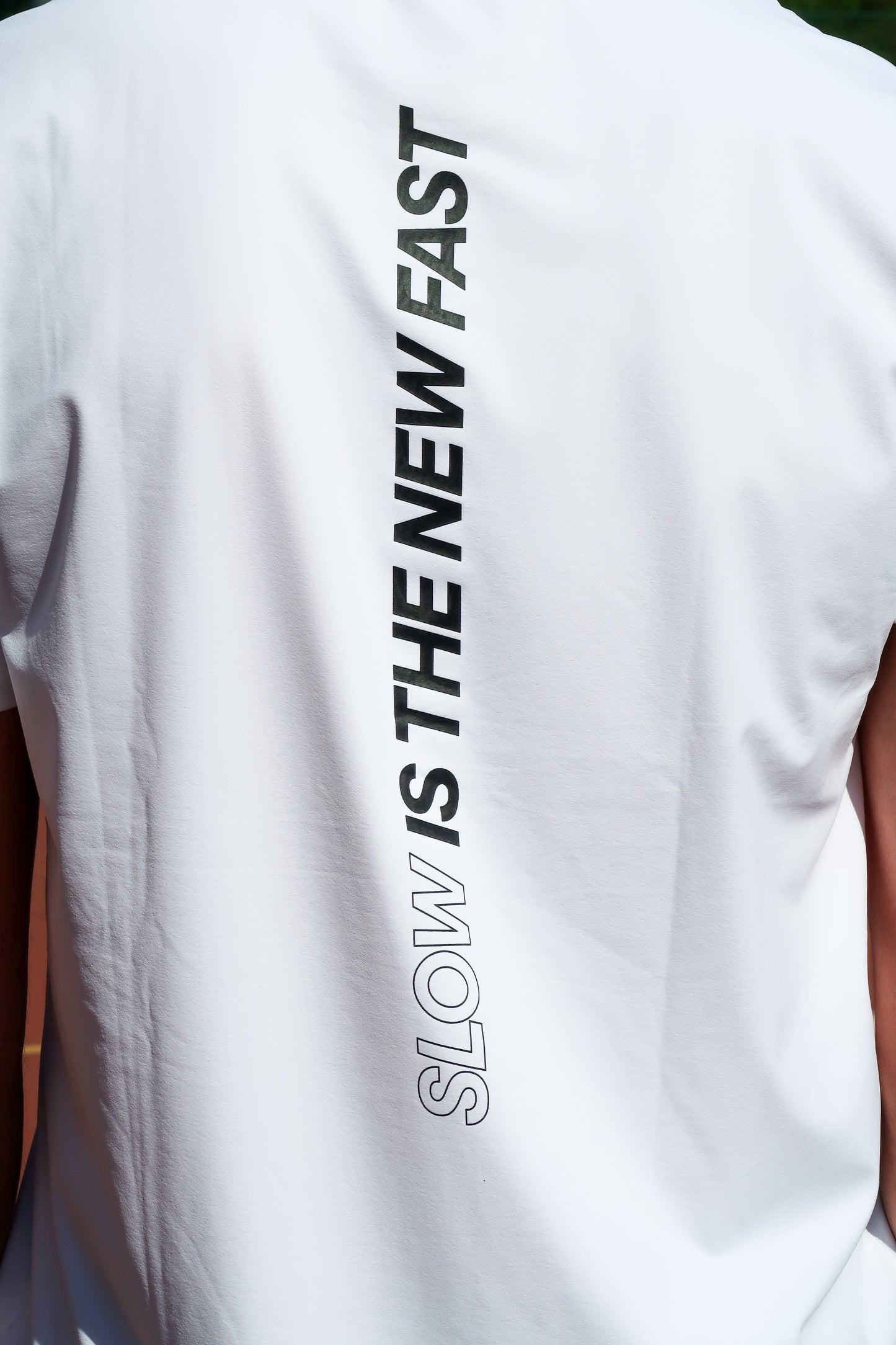 T-shirt Slow is the new fast