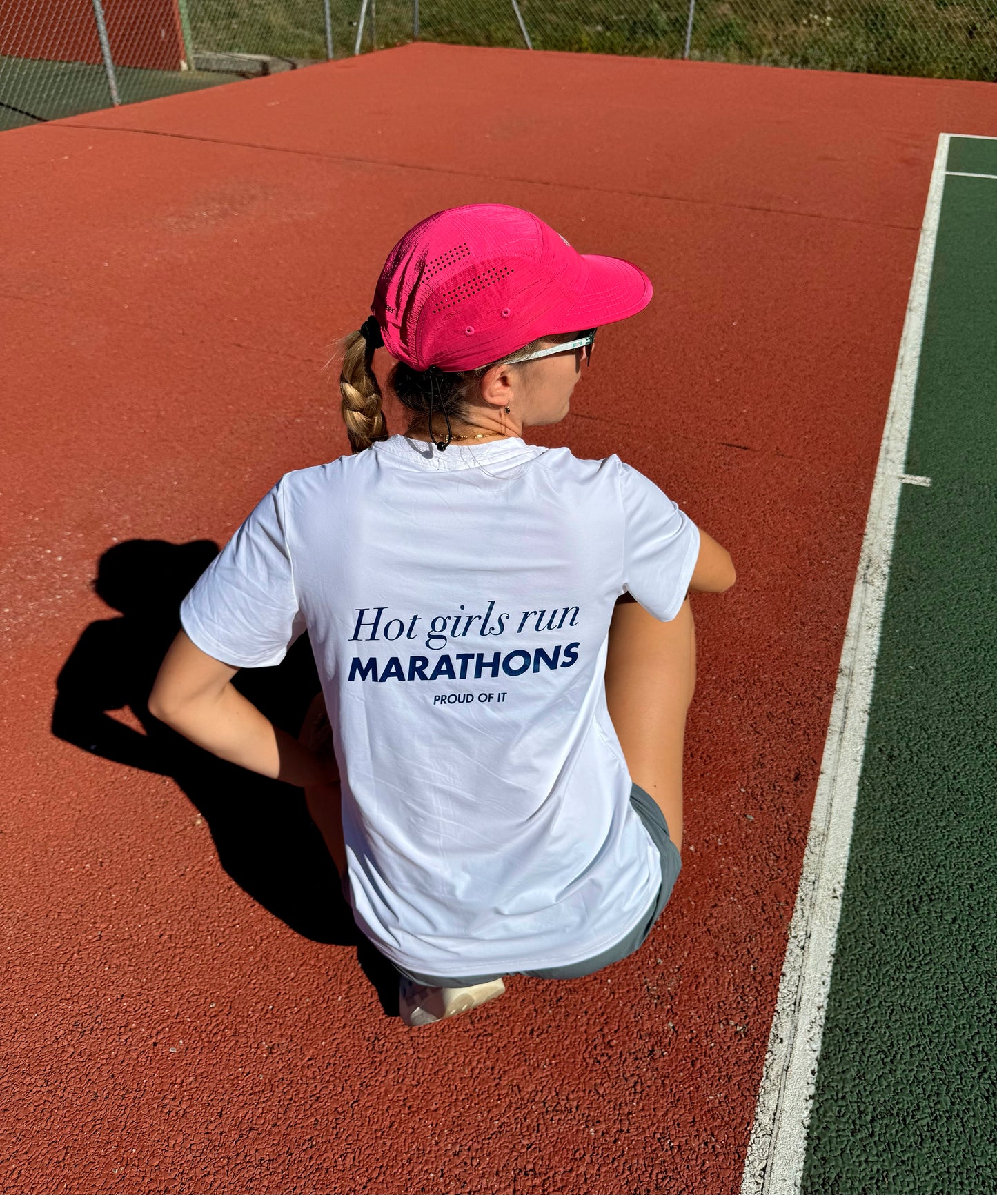 T-shirt Girls run marathons