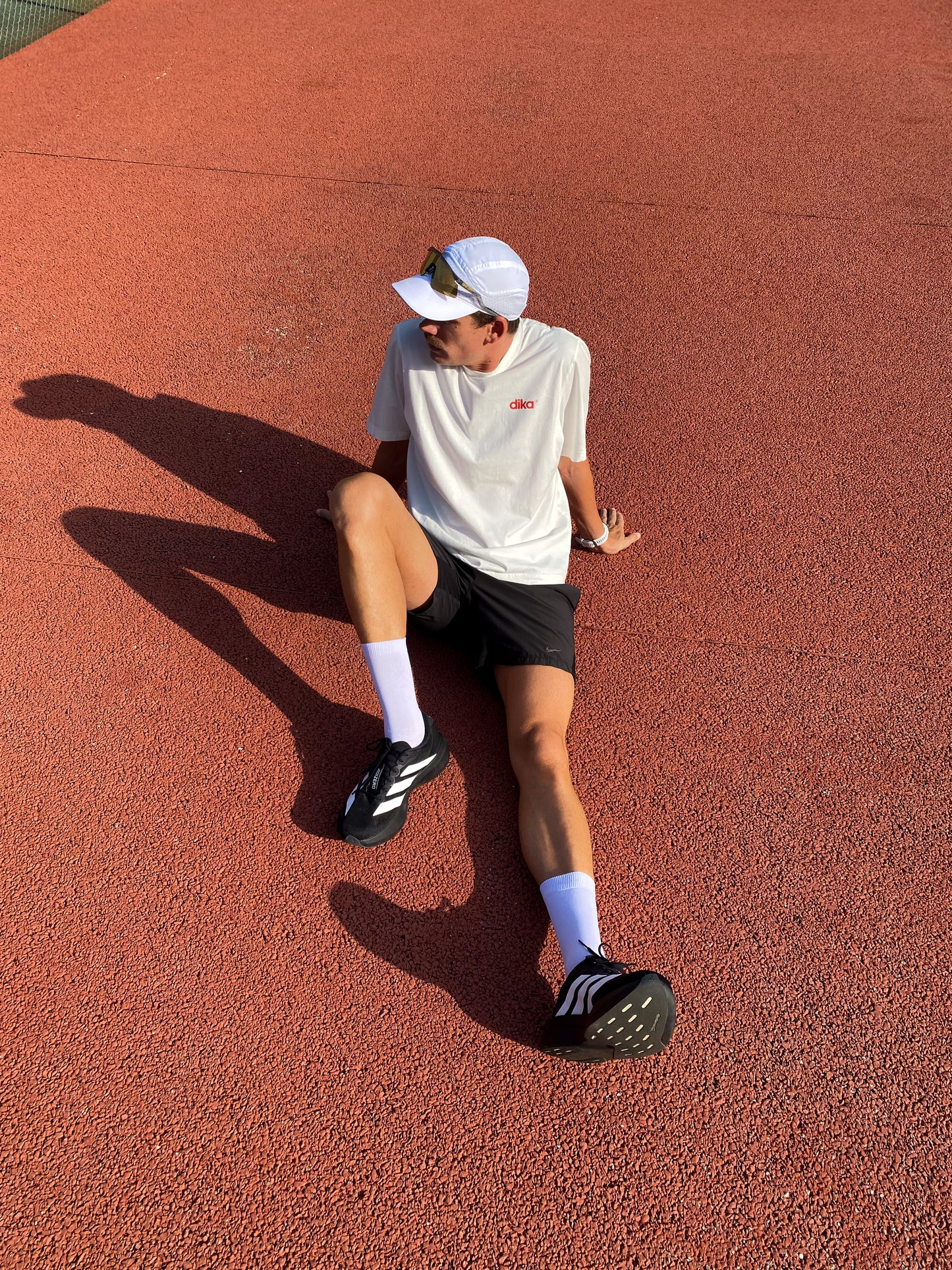 T-shirt Running Club Blanc