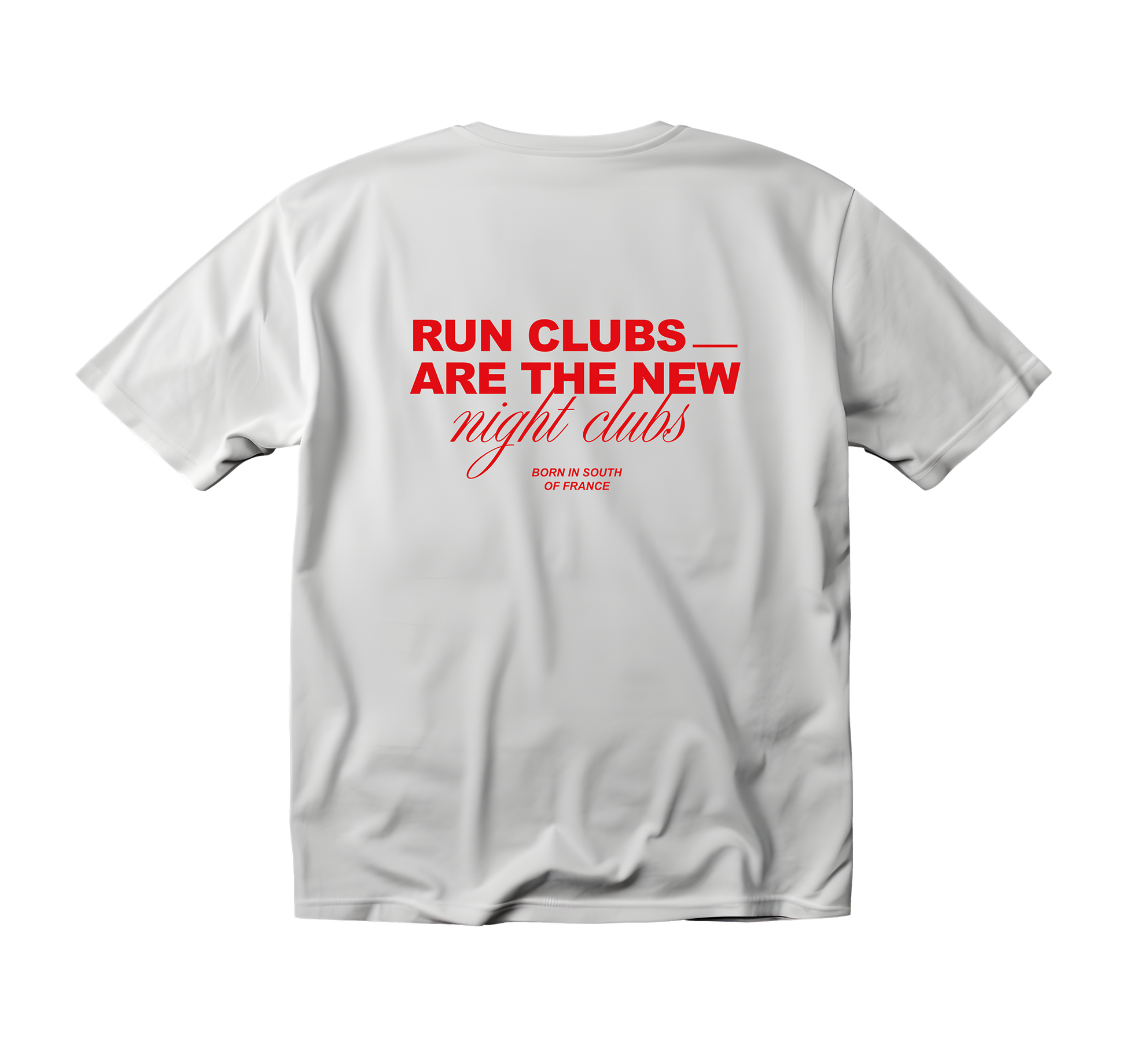 T-shirt Running Club Blanc
