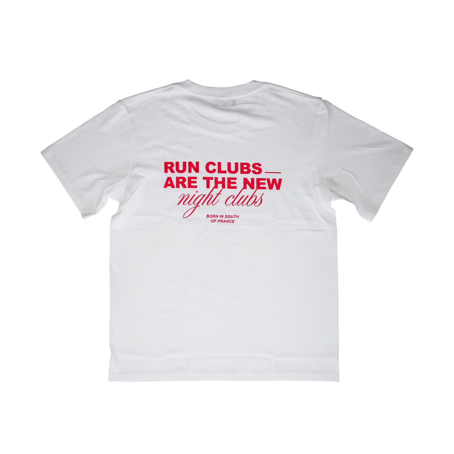 T-shirt Running Club Blanc