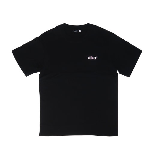 T-shirt Less and More Noir