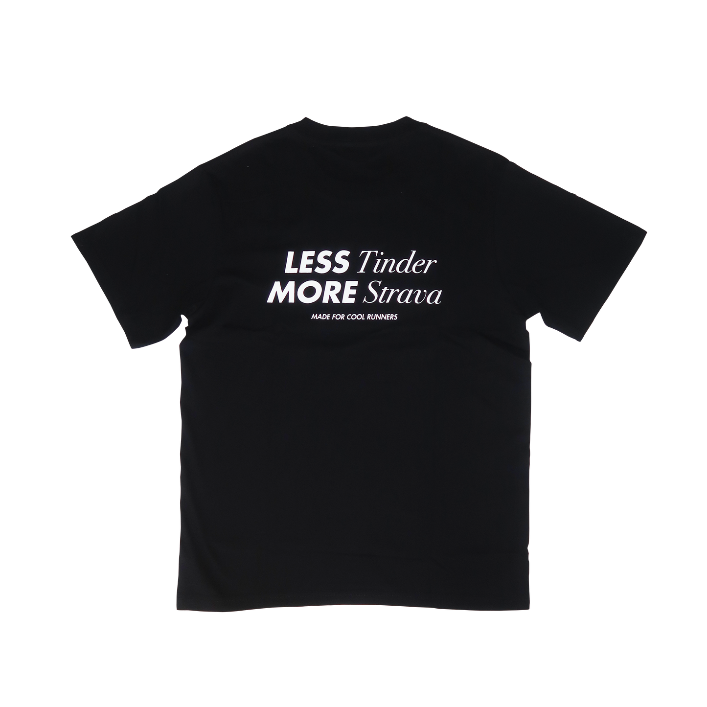 T-shirt Less and More Noir